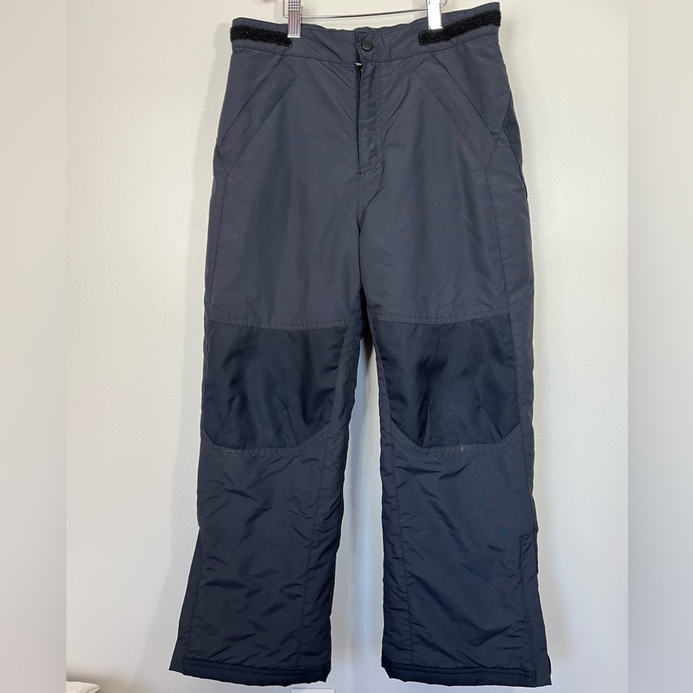 LL Bean Black Snow Buster Snow Pants Unisex Boys Girls Size 10 - Picture 2 of 15